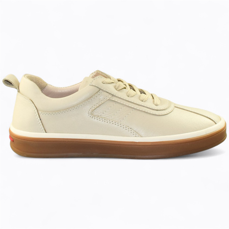 Roslith Beige Leather Women's Shoes