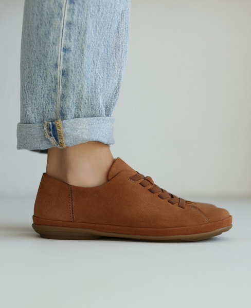 Lumiera Women's Red Leather Low-Top Shoes