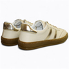 Skórzane beżowe sneakersy damskie Magline